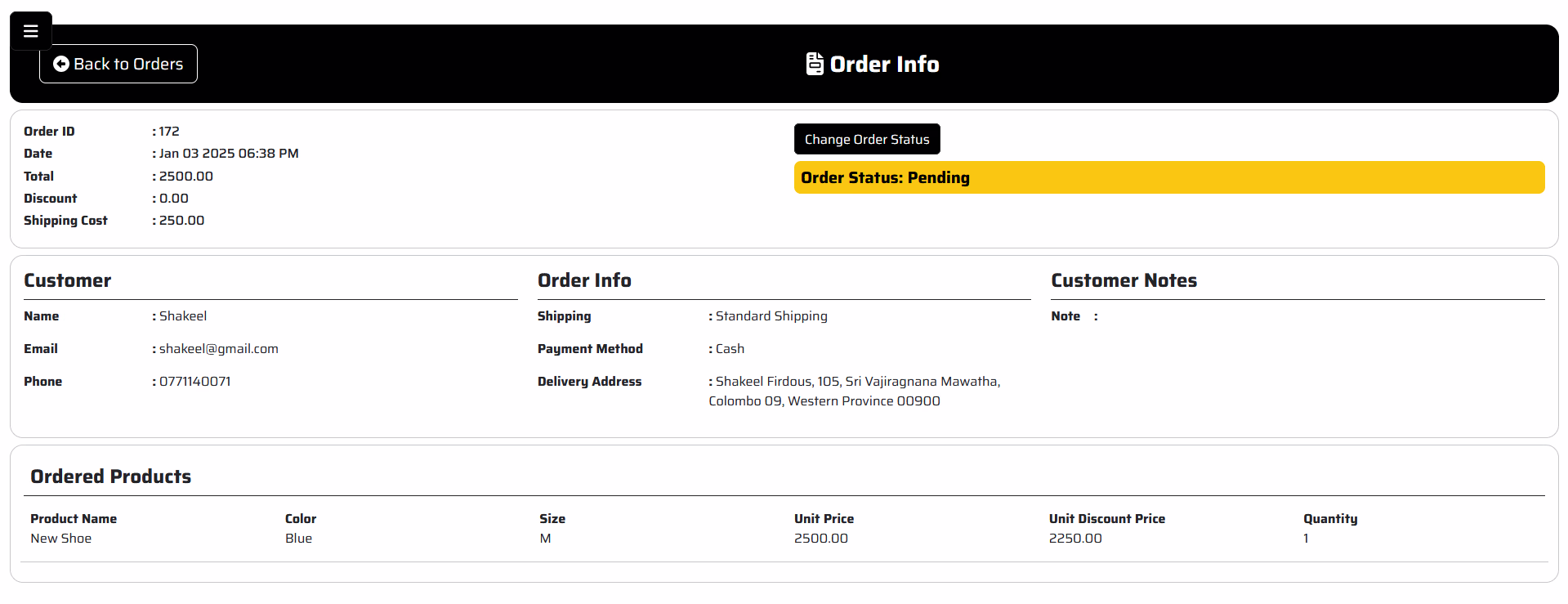 Advanced Order Management